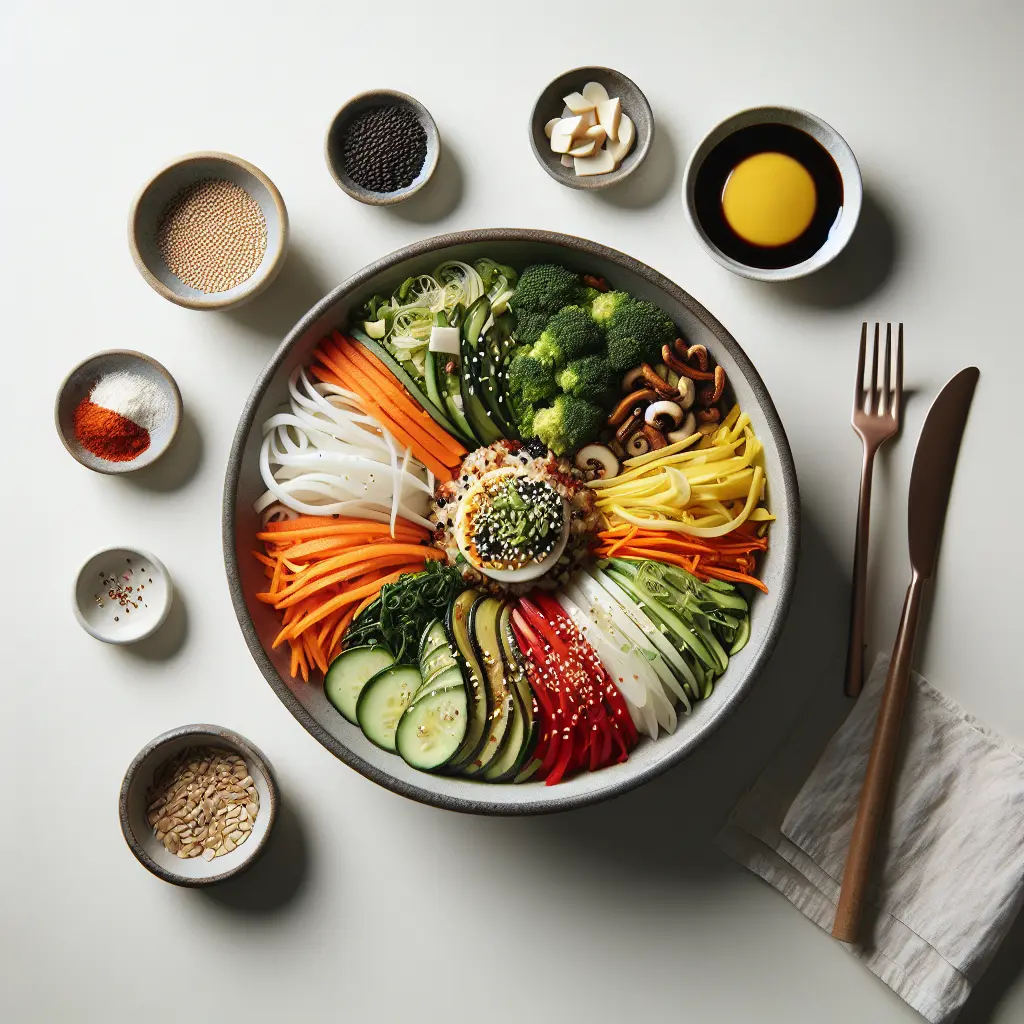 Vegan Korean Bibimbap Bowl