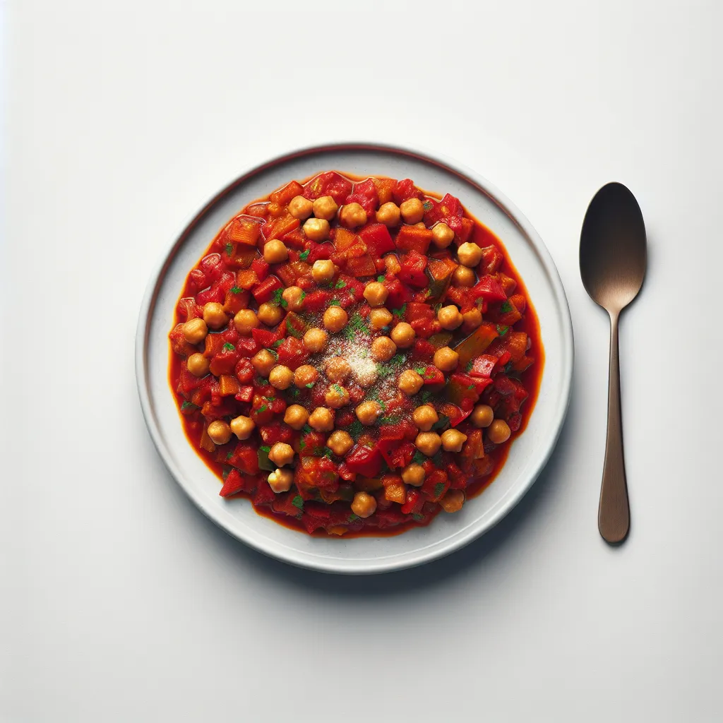 Spicy Vegan Ratatouille with Chickpeas