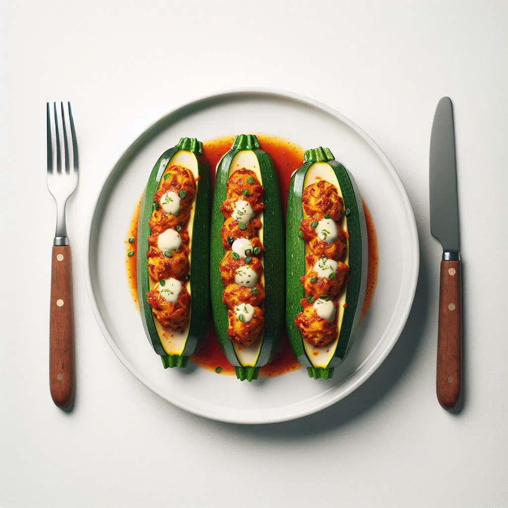 Vegan Stuffed Zucchini Boats