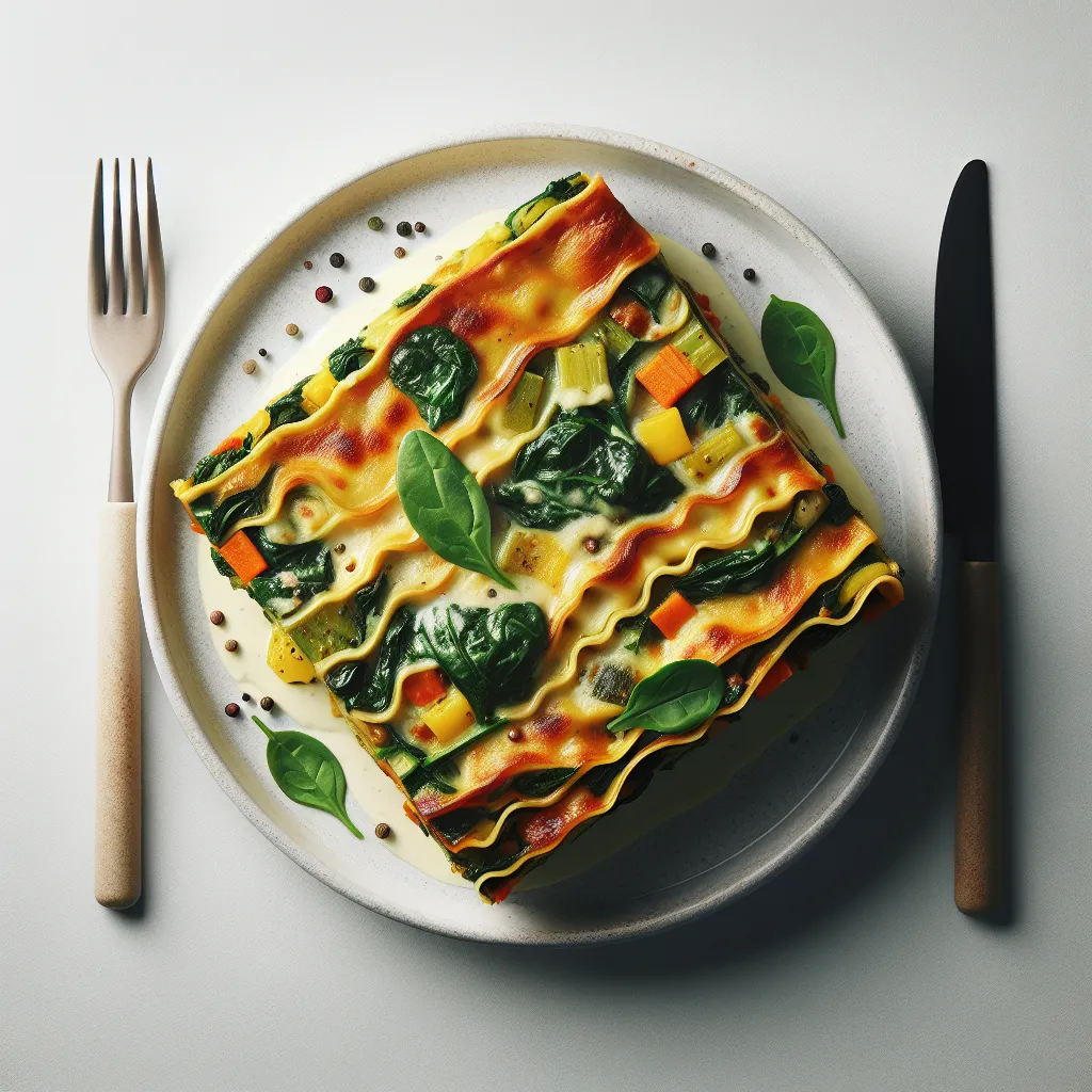 Vegetable Lasagne with Spinach and Ricotta