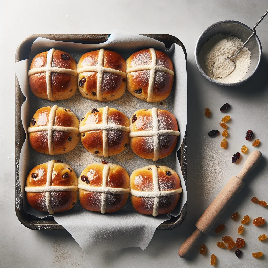 Guilt-Free Easter Treats: Date-Sweetened Hot Cross Buns