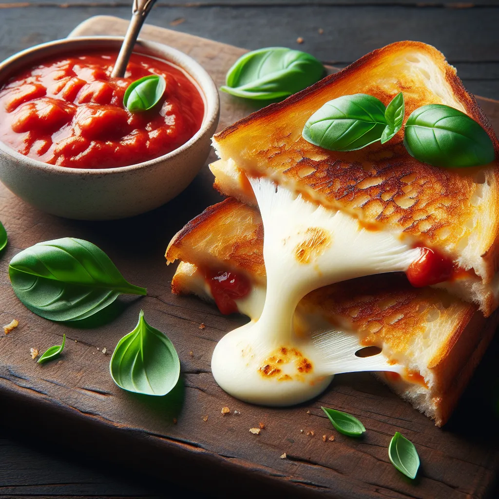 Sizzling Summer Caprese Meltdown: A Grilled Cheese Revelation