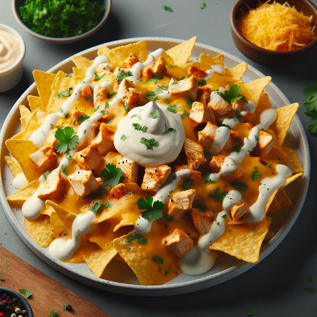 Level Up Your Game Day: Spicy Chicken Nacho Extravaganza!