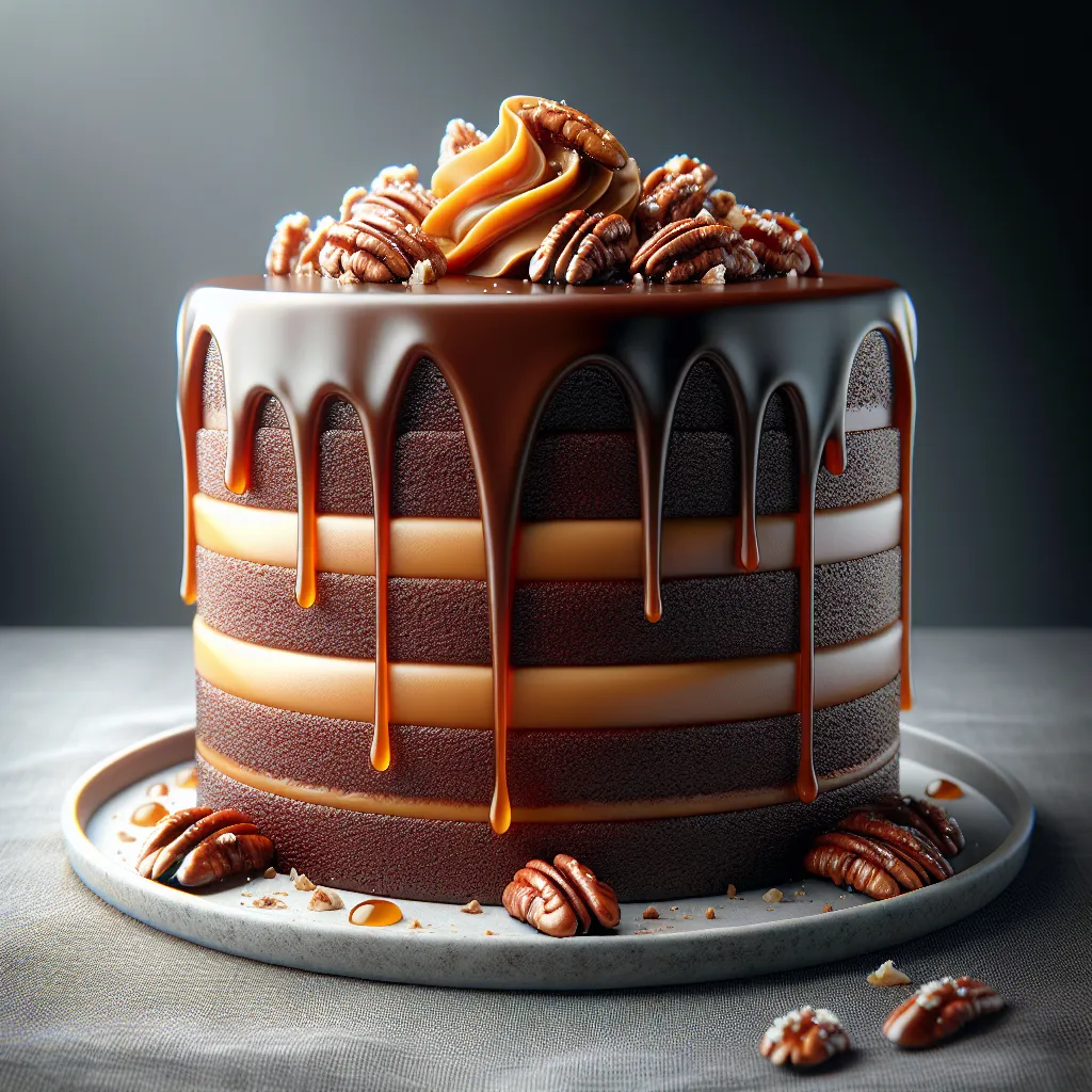 Decadent Chocolate Caramel Pecan Mini Cakes: A Delightful Treat for Two