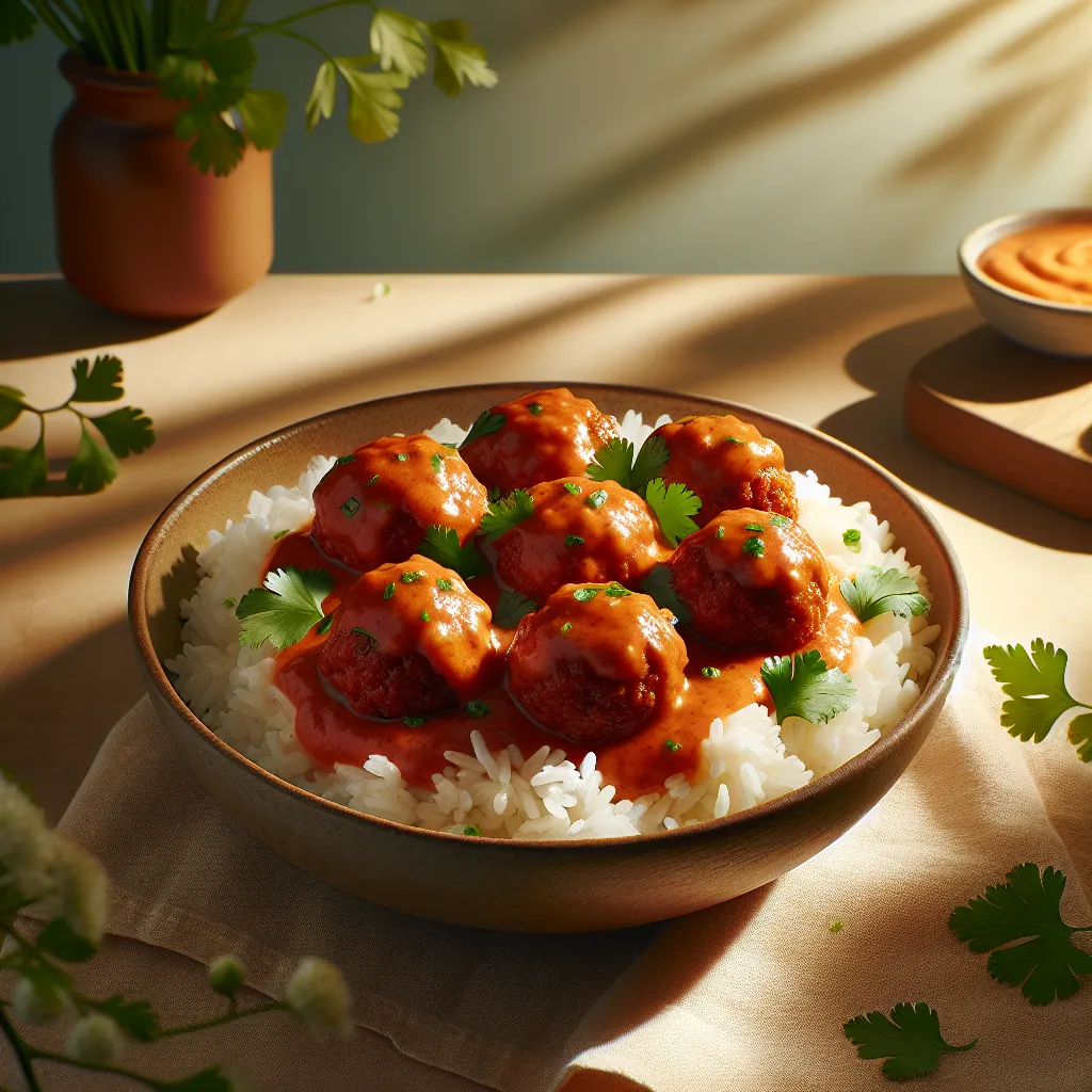 Weeknight Wonder: Creamy Tomato Meatballs with a Hint of Spice