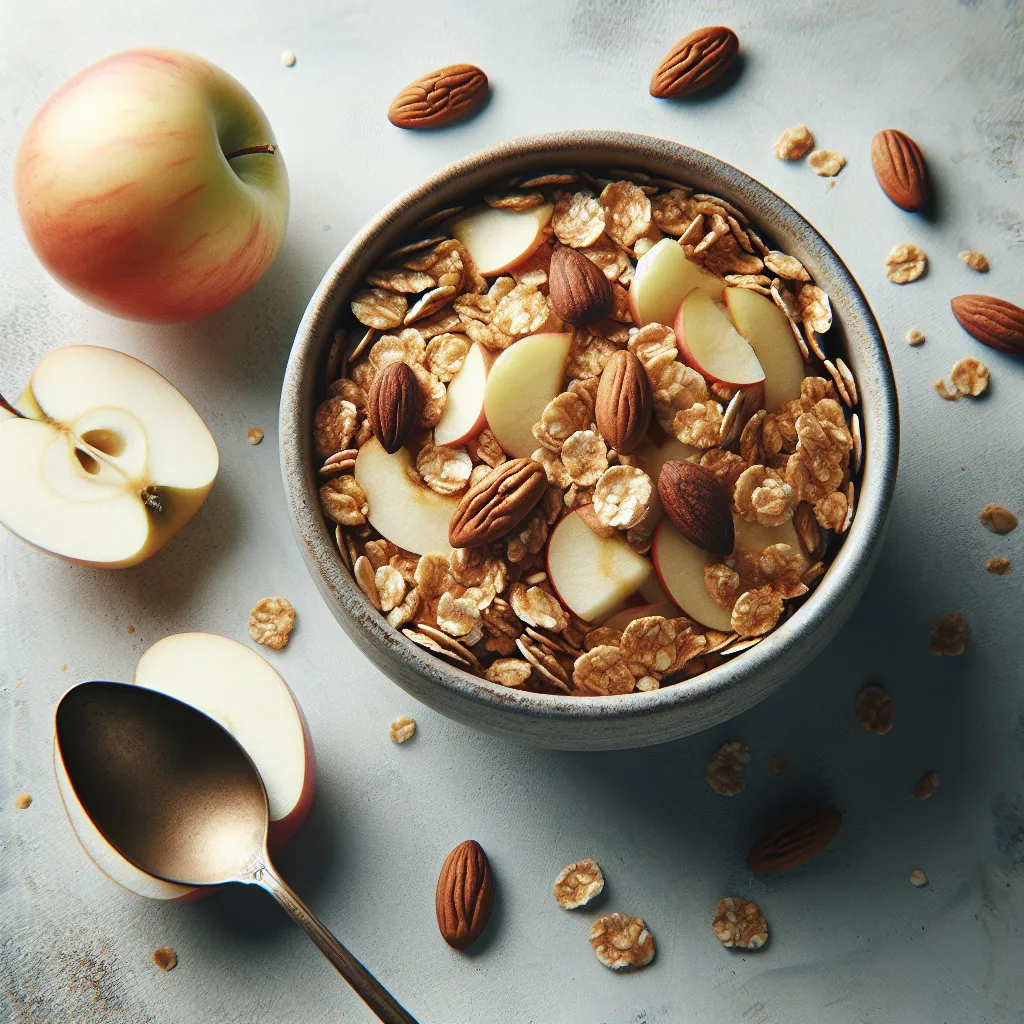 Apple-licious Morning Crunch: A Guilt-Free Granola Adventure!