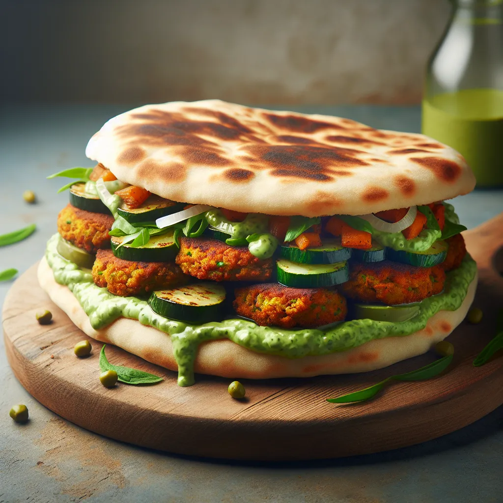 Winter Bliss in a Bite: The Ultimate Falafel Naan-wich Experience