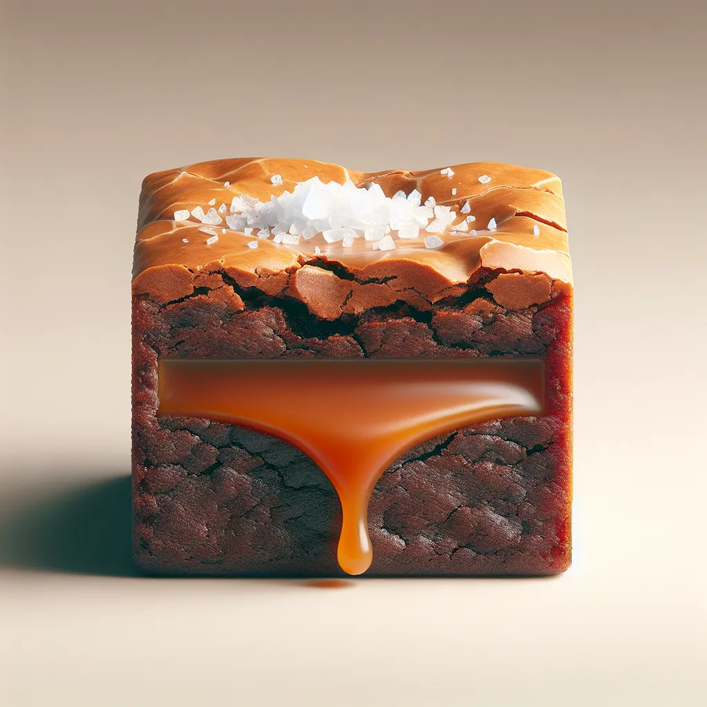 Indulge in Gooey, Salted Caramel Bliss: Homemade Brownie Magic