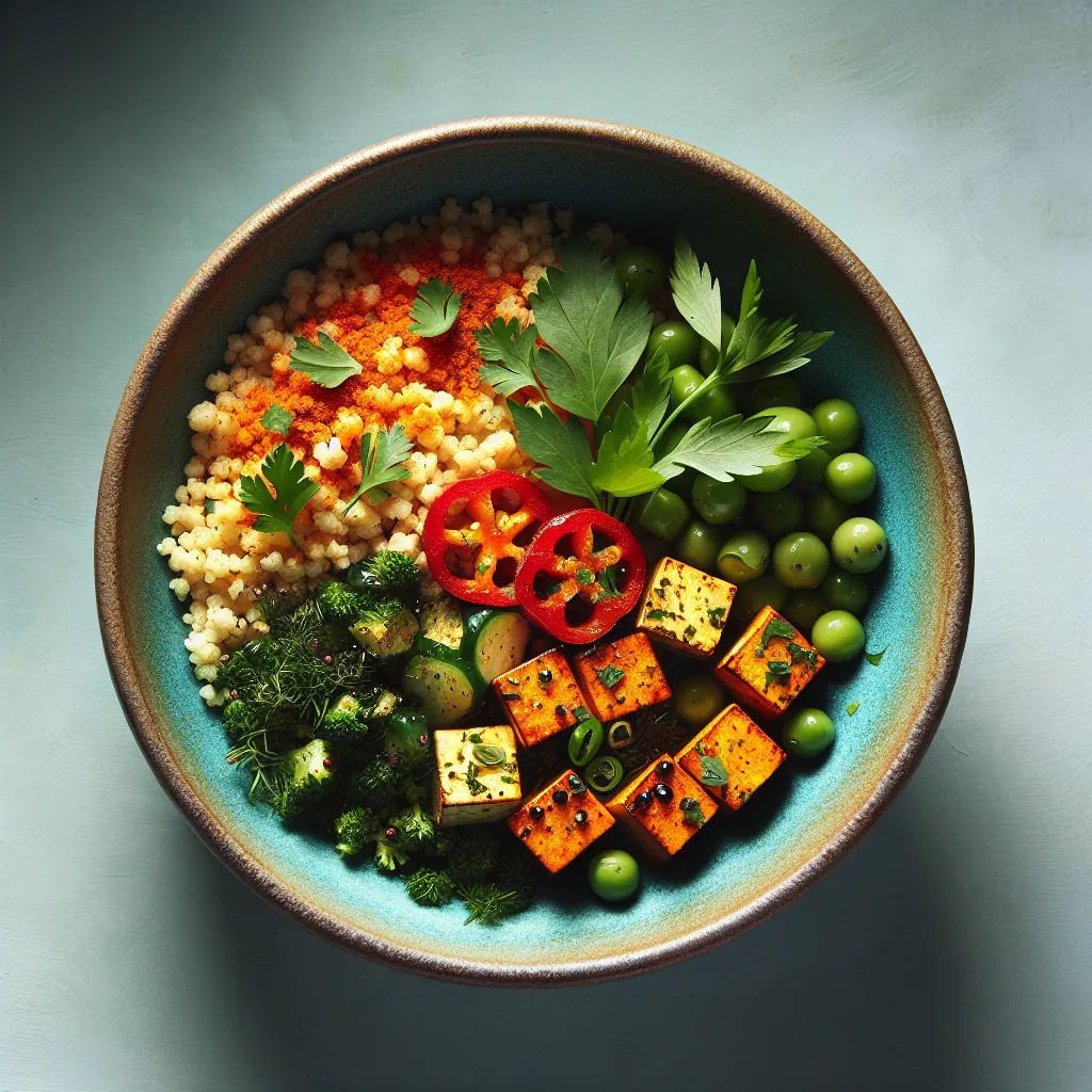 Spice Up Your Life: Harissa Tofu & Zesty Couscous Adventure!