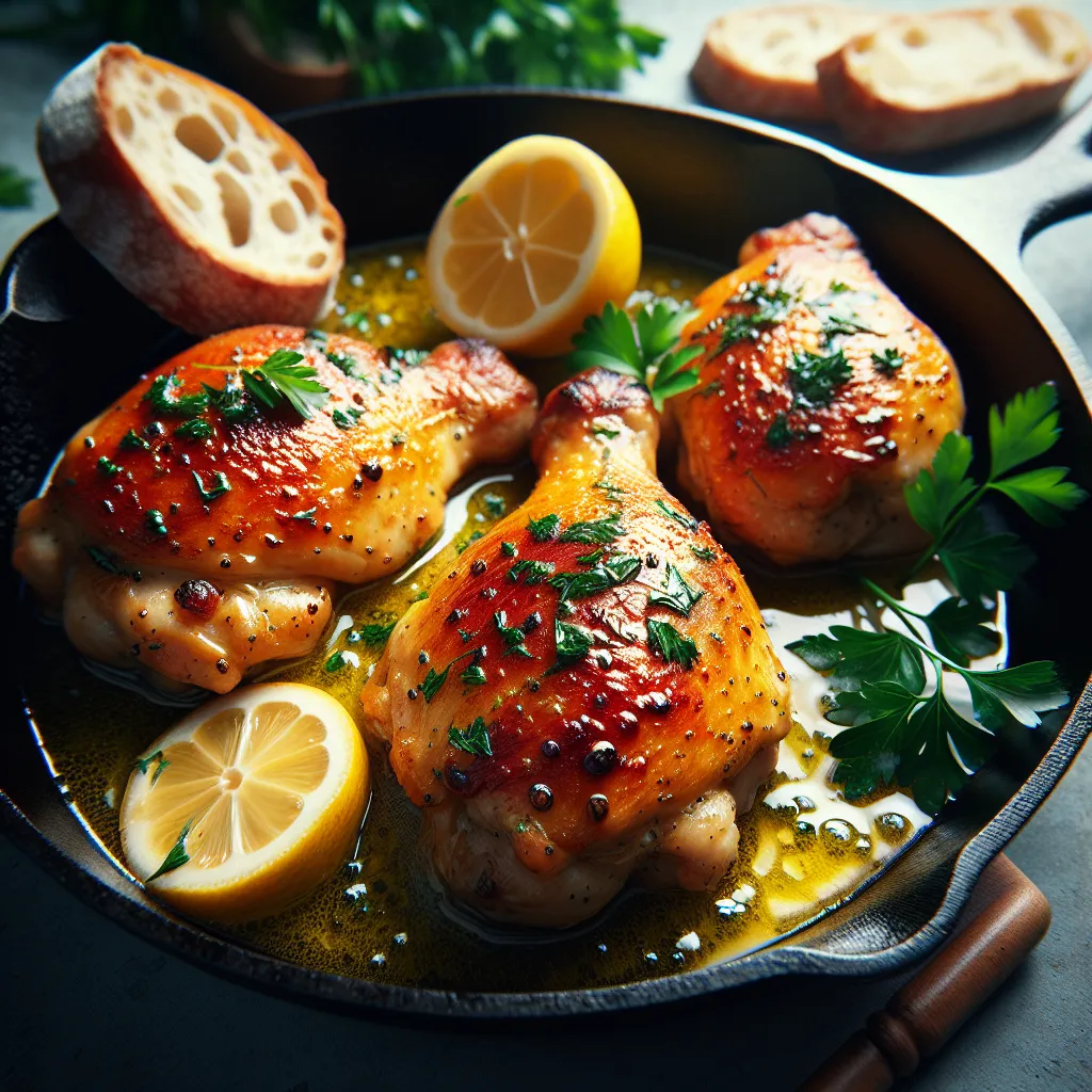 Zesty Lemon Chicken: A Cast Iron Love Affair