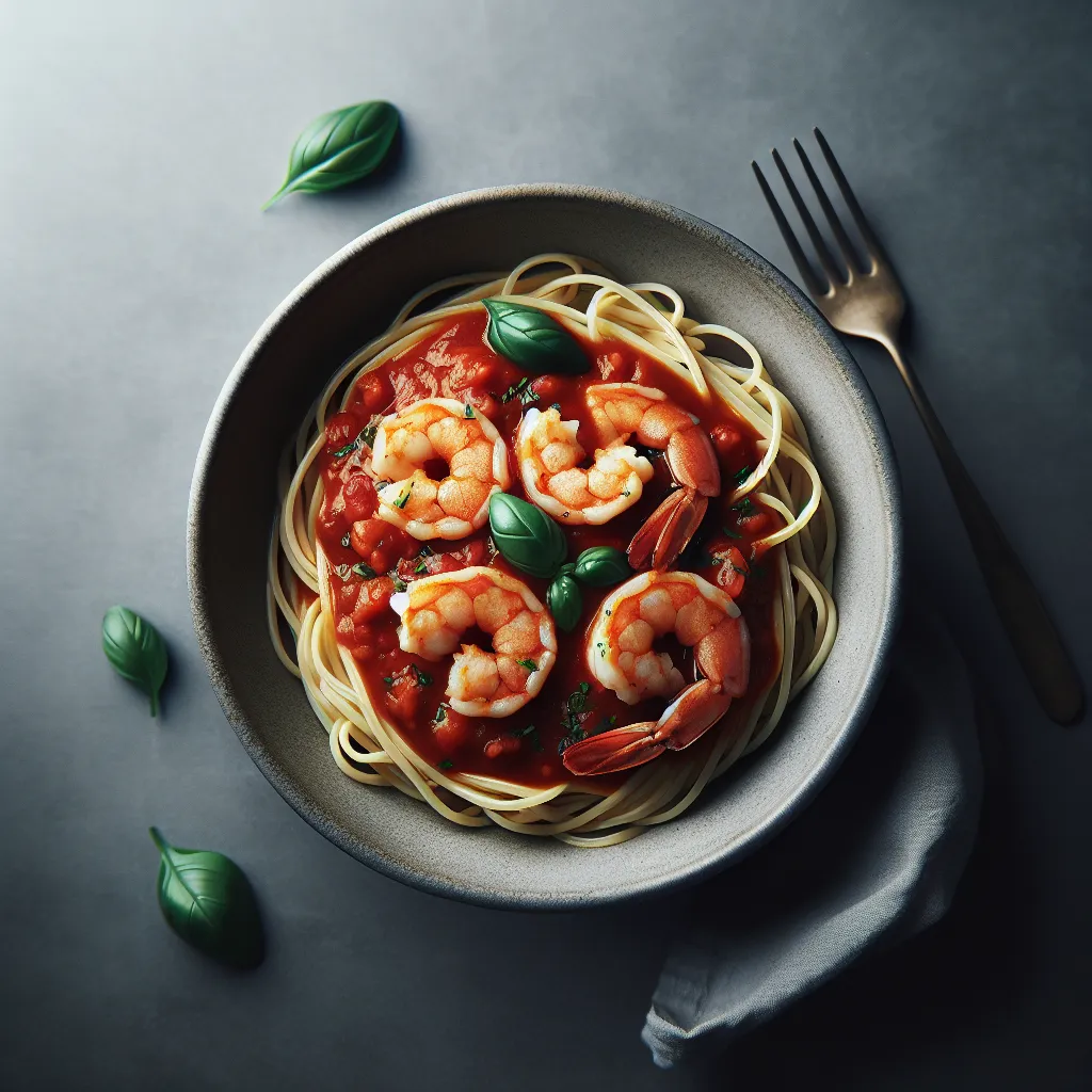 Speedy Garlic Butter Shrimp Pasta Delight