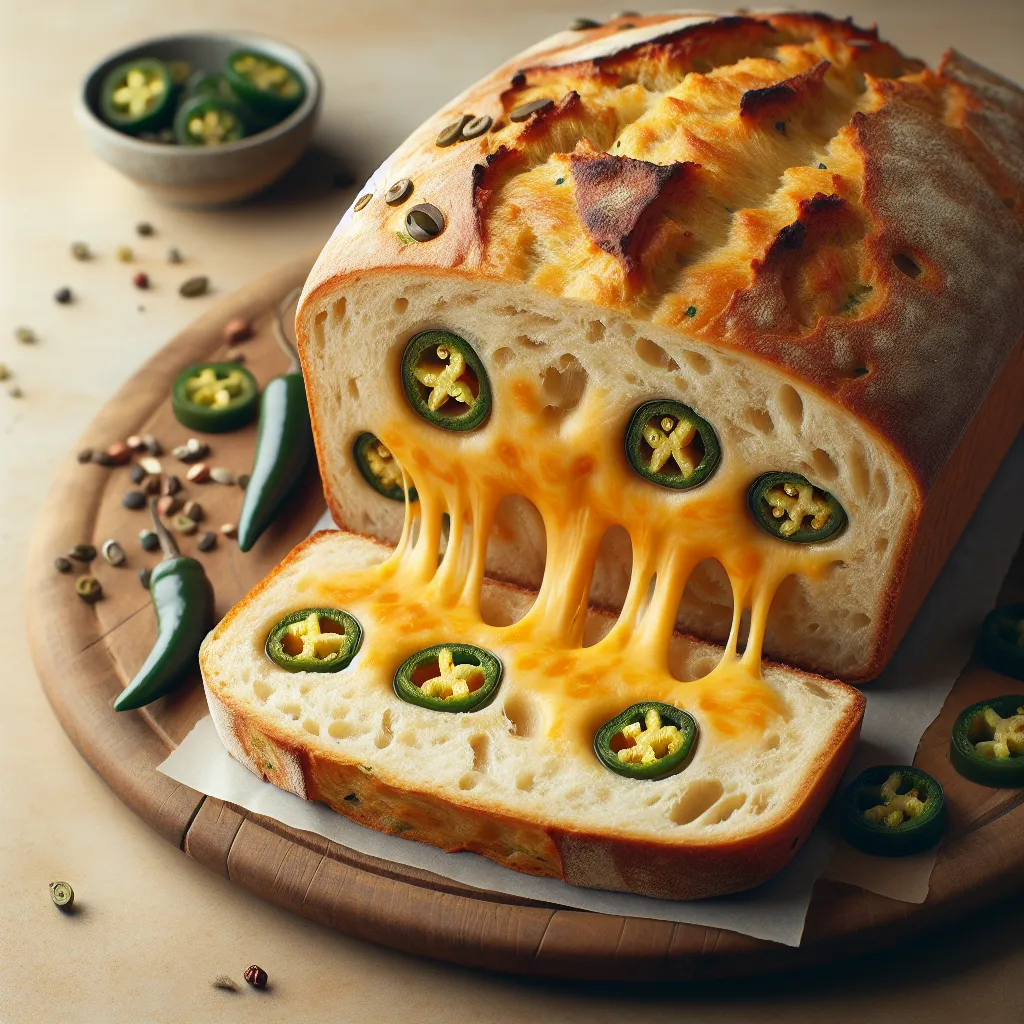 Spice Up Your Sourdough: A Cheesy Jalapeño Adventure