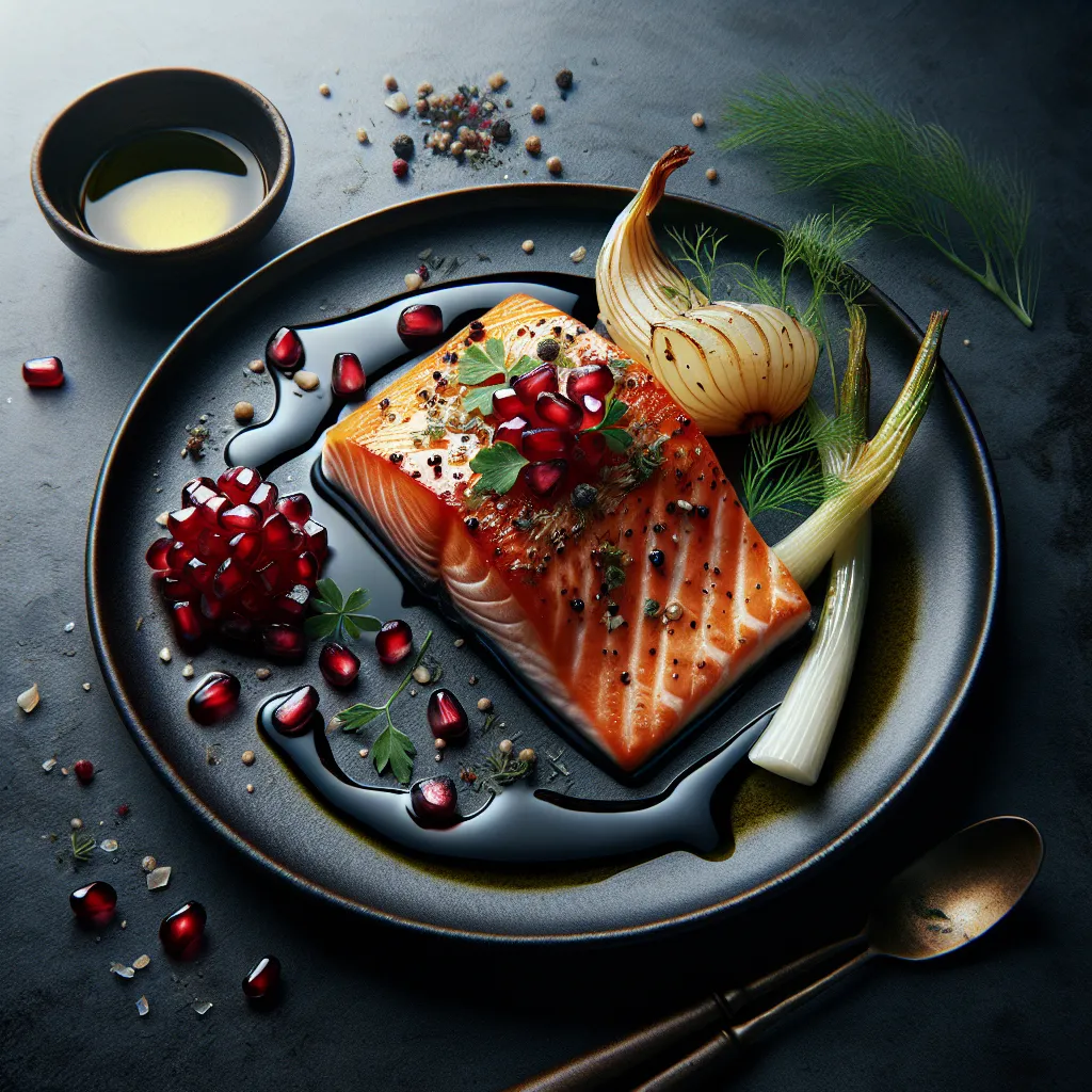 Zesty Salmon Sensation: A Pomegranate Adventure!