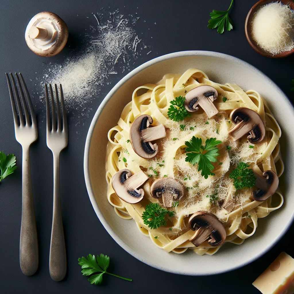 Creamy Dreamy Mushroom Fettuccine: A Simple Indulgence