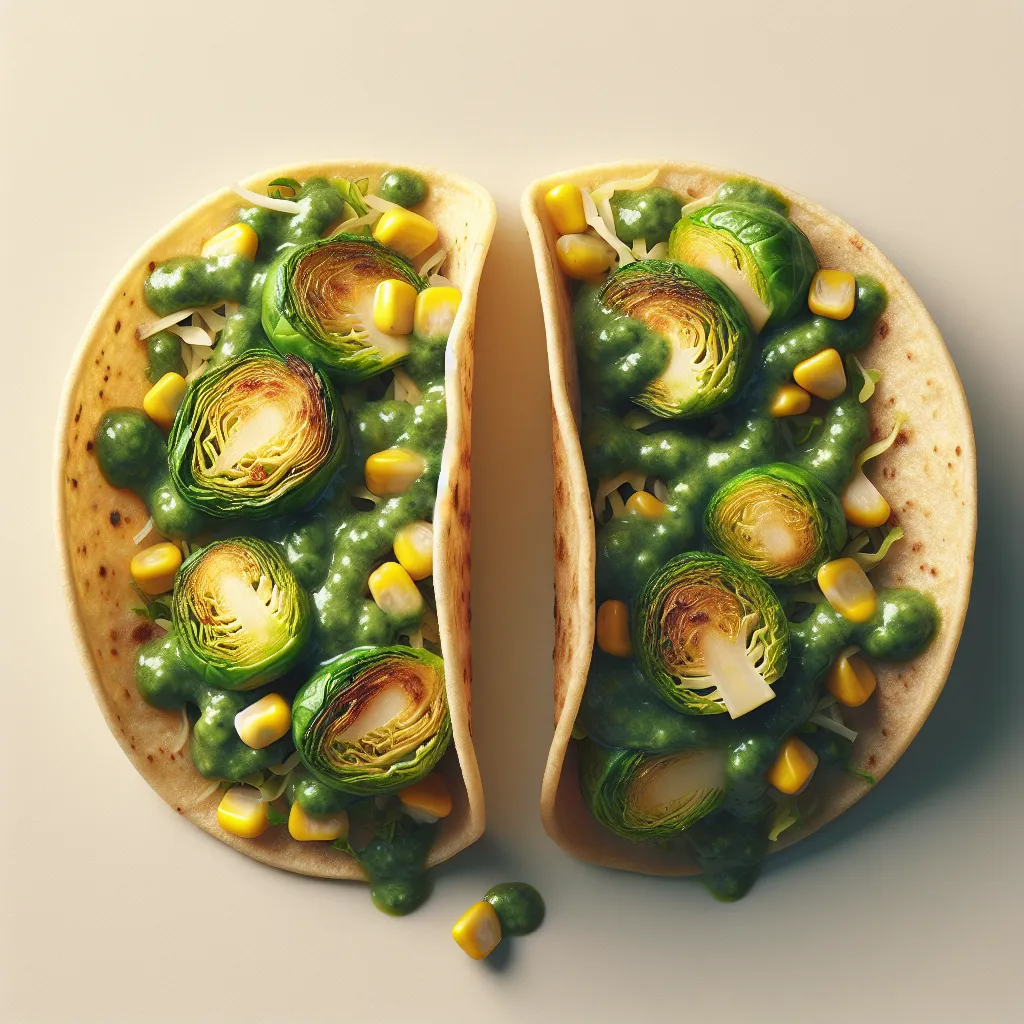 Savory Brussels Sprout Tacos with a Zesty Kick