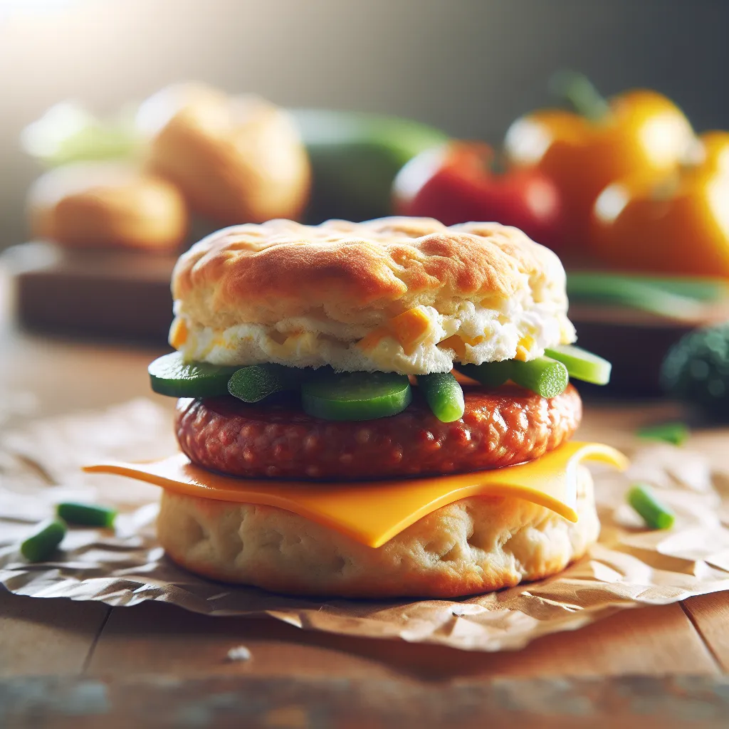Sausage, Egg and Cheese Bliss: A Healthier Homemade Biscuit Bonanza!