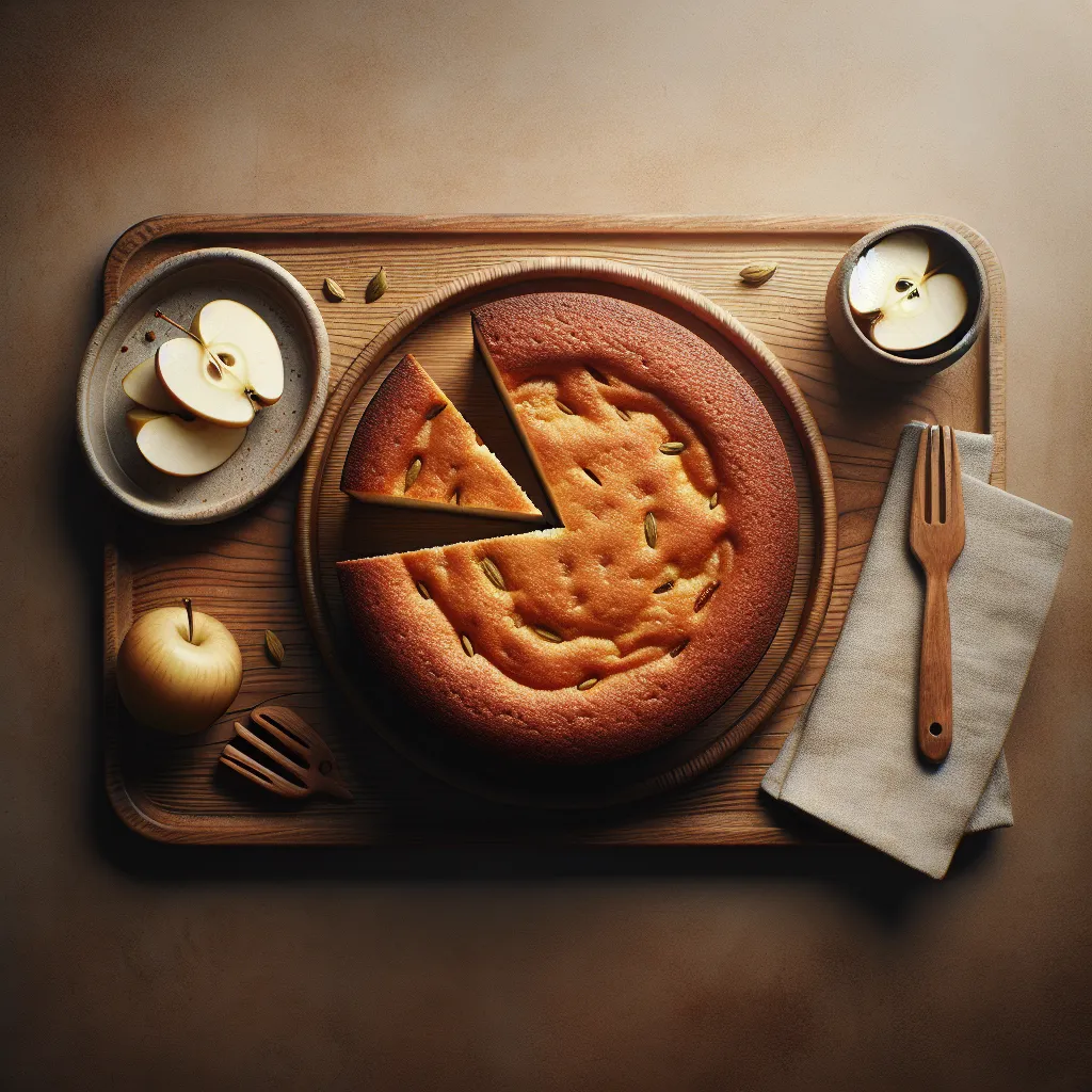 Apple-licious: A Zesty Cardamom Apple Cake Adventure!