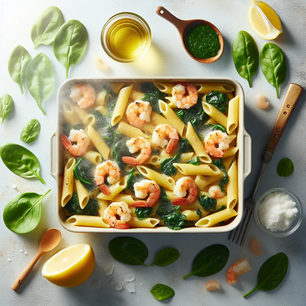 Shrimp & Spinach Delight: A Quick & Healthy Casserole Adventure