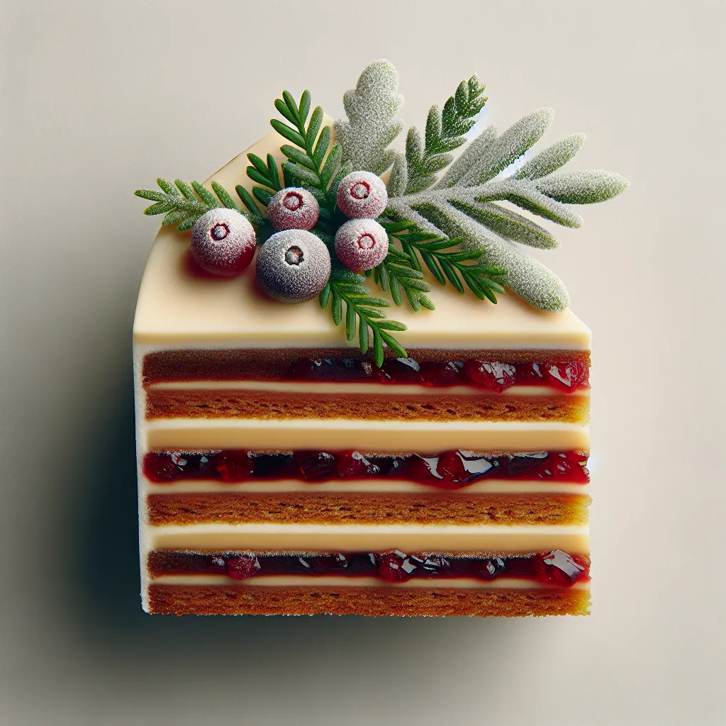 Grandma's Vegan Gingerbread Dream: A Festive, Layered Delight