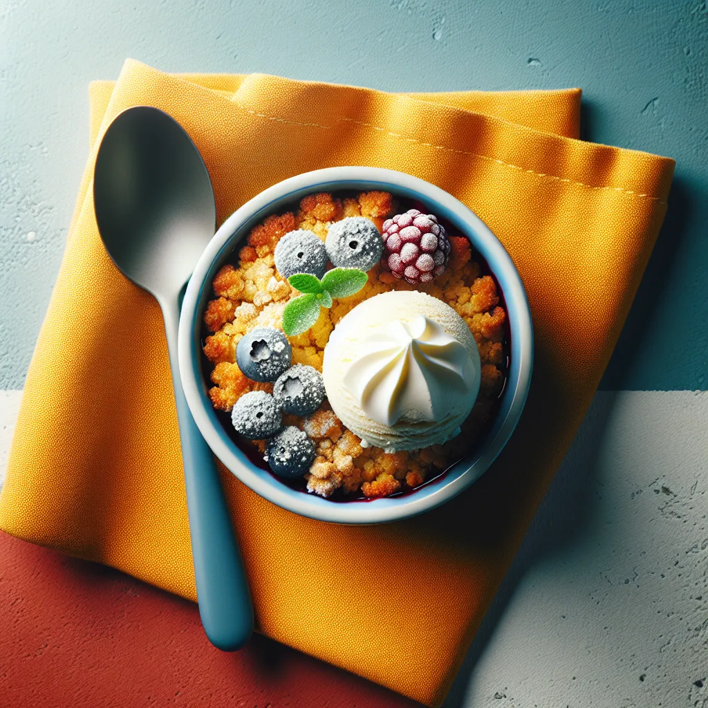 Individual Berry Crumbles: A Perfect Dessert for Two