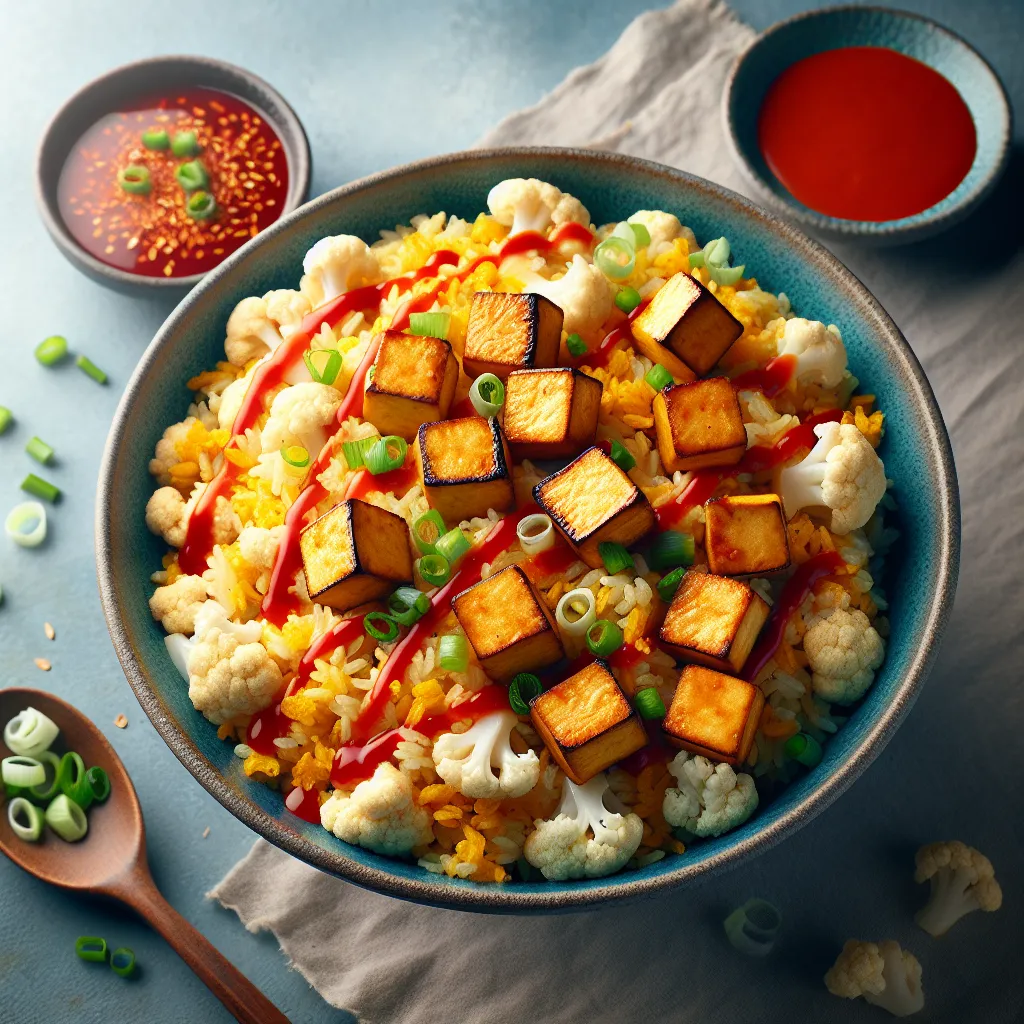 Crispy Tofu Cauliflower Fried Rice: A Quick & Healthy Meal