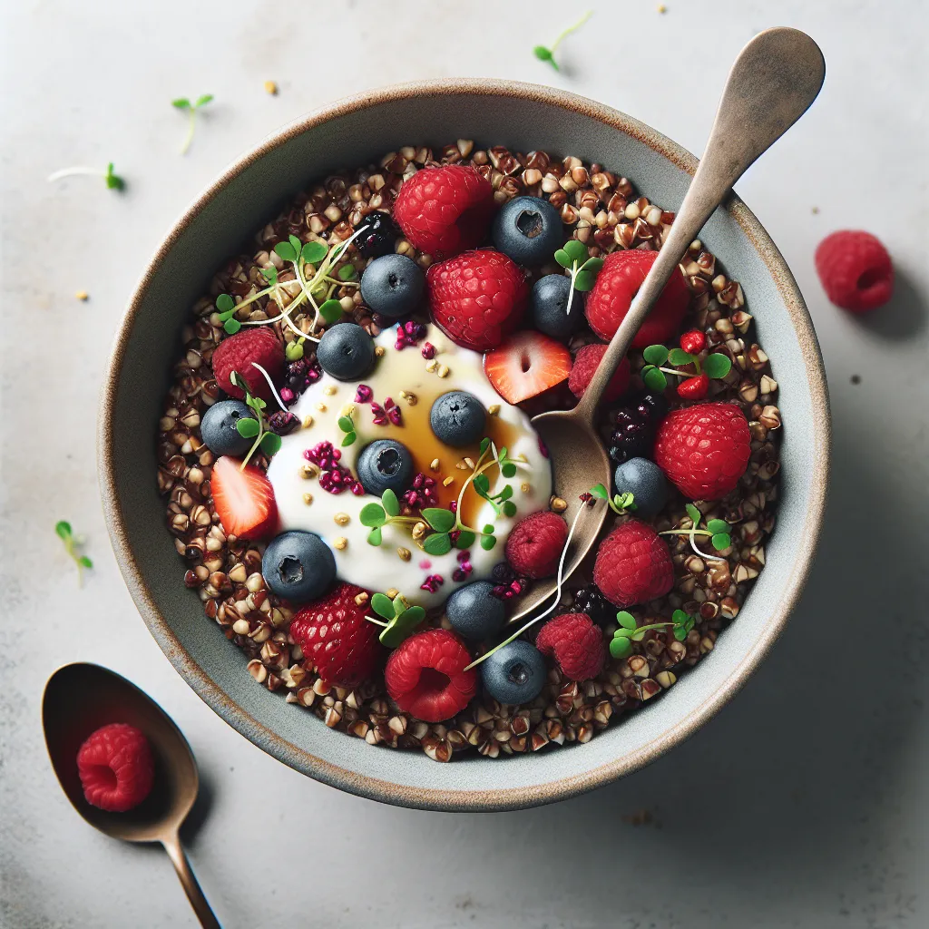 Rise and Shine with Sprouted Buckwheat Bliss!