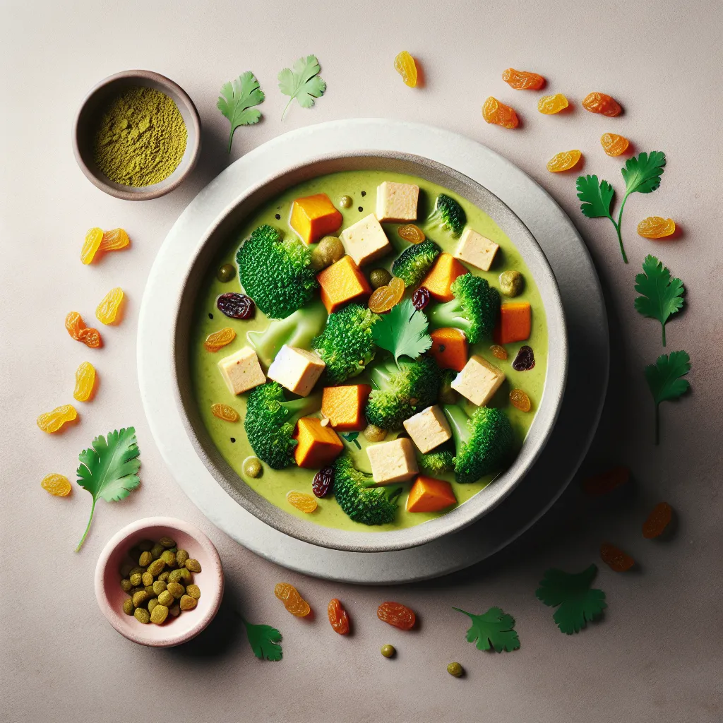 Coconut Green Curry Delight: A Quick and Cozy Meal
