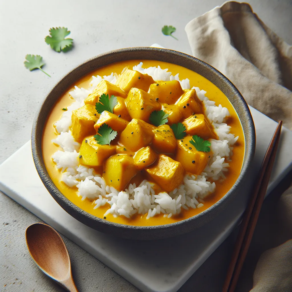 Golden Thai Curry Delight: A Homemade Journey