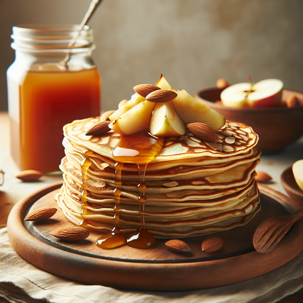Aquafaba Adventures: Light & Luscious Vegan Crepes with Caramel Kissed Apples