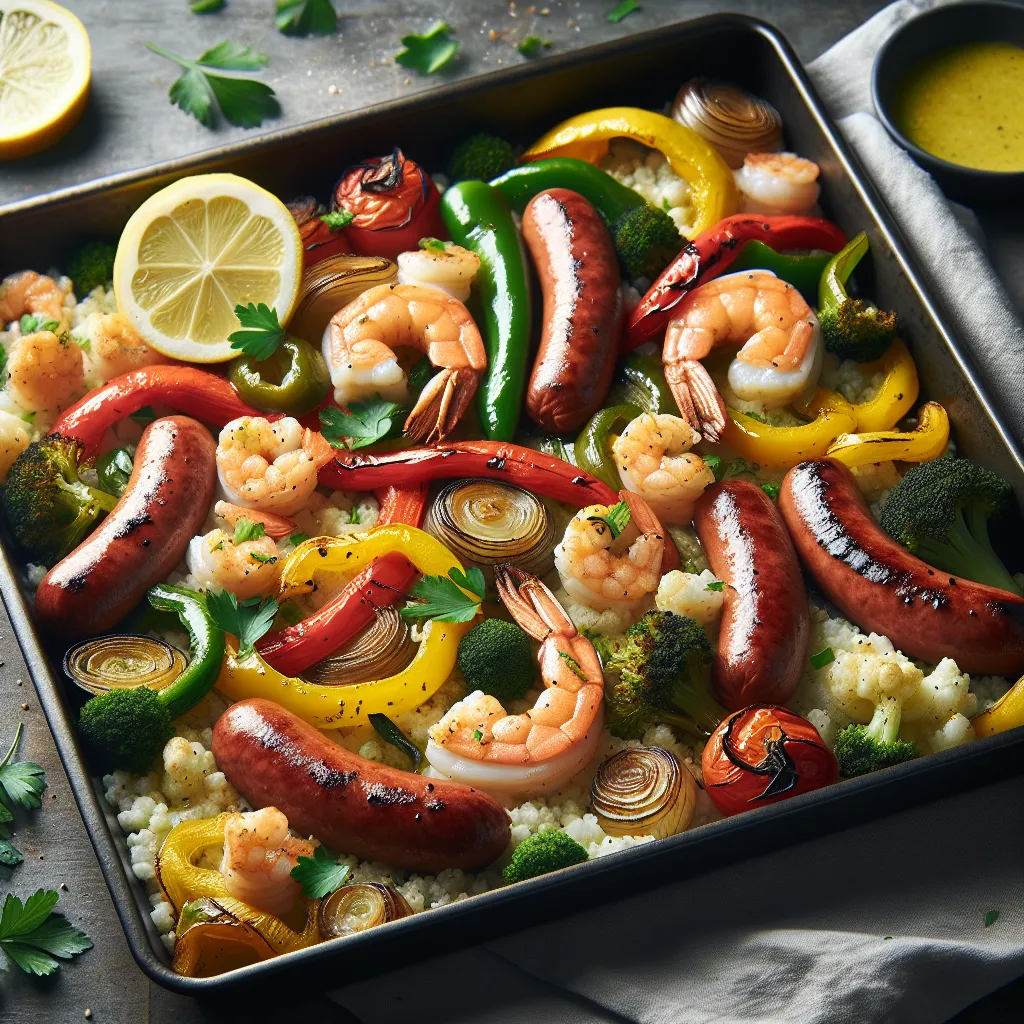Sheet Pan Cajun Delight: A Flavorful and Easy Dinner