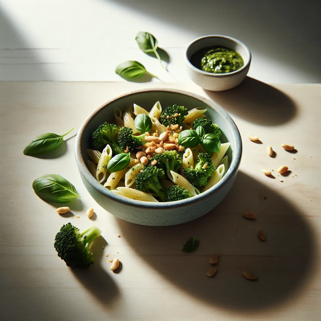 Go Green with this Vibrant Vegan Broccoli Pesto Pasta!